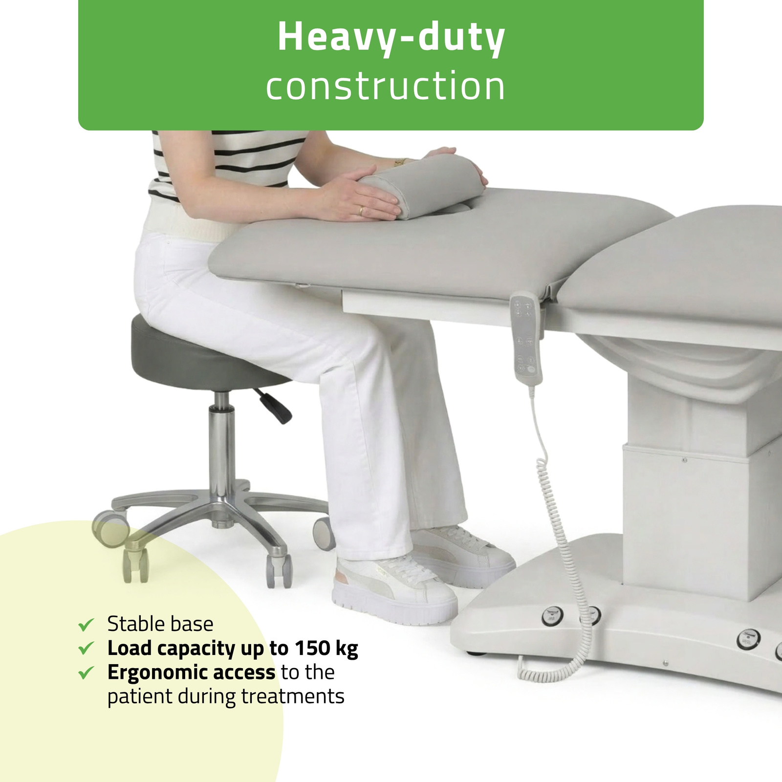 table-de-soins-grise-dimensions-184cm-charge-150kg-construction-robuste-ergonomique-estella-ergo-2-tablelya