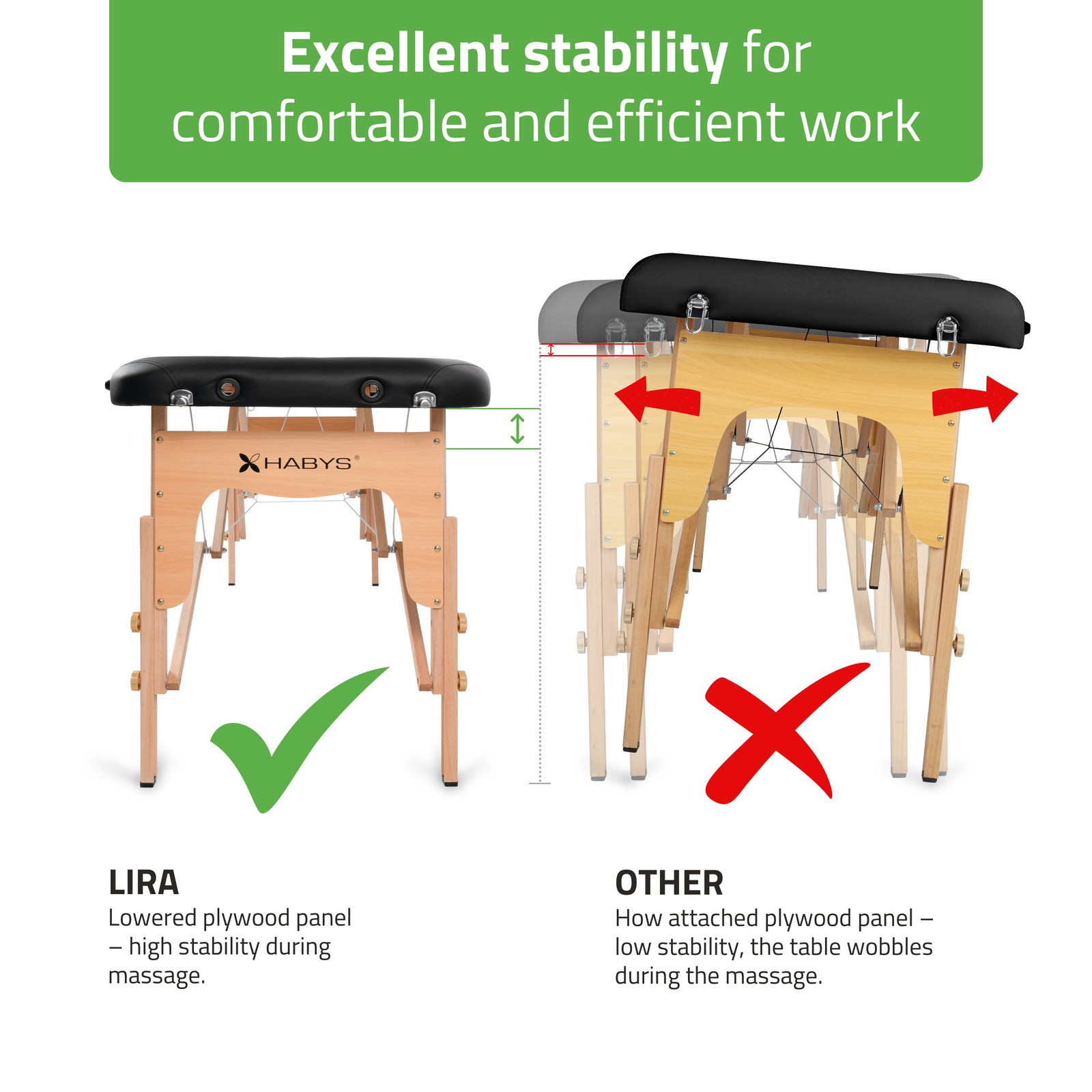 table-massage-lira-habys-comfy-base-noire-stabilité-tablelya