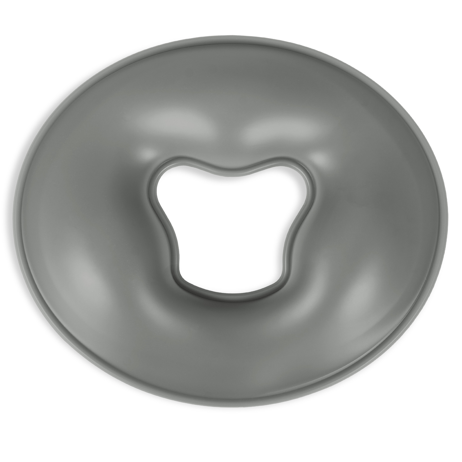 Coussin facial silicone KOMFORT gris, base rigide