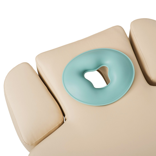 Coussin facial silicone KOMFORT vert matcha, base rigide, vue 6
