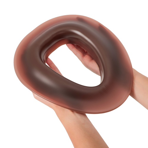 Coussin facial silicone FIT café, base stabilisante, vue 3