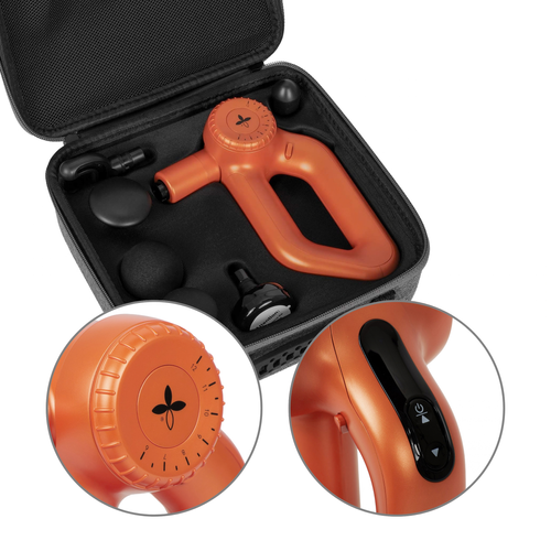 Pistolet de massage HABYS Pro Therapy Go orange, vue 2