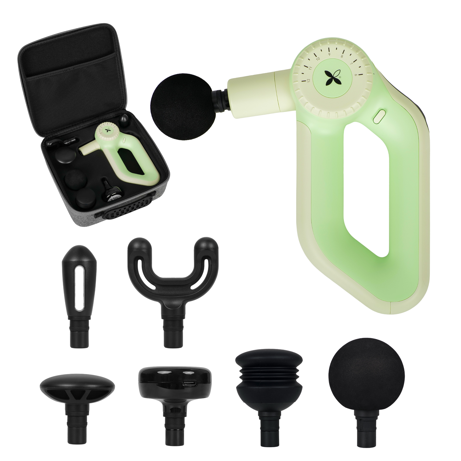 Pistolet de massage HABYS Pro Therapy Go vert