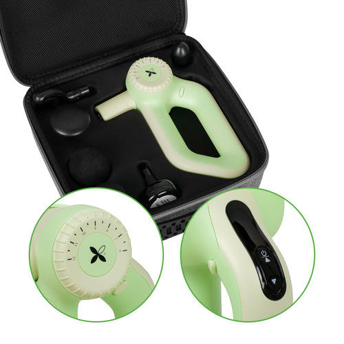 Pistolet de massage HABYS Pro Therapy Go vert, vue 2