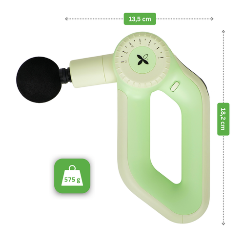 Pistolet de massage HABYS Pro Therapy Go vert, vue 6