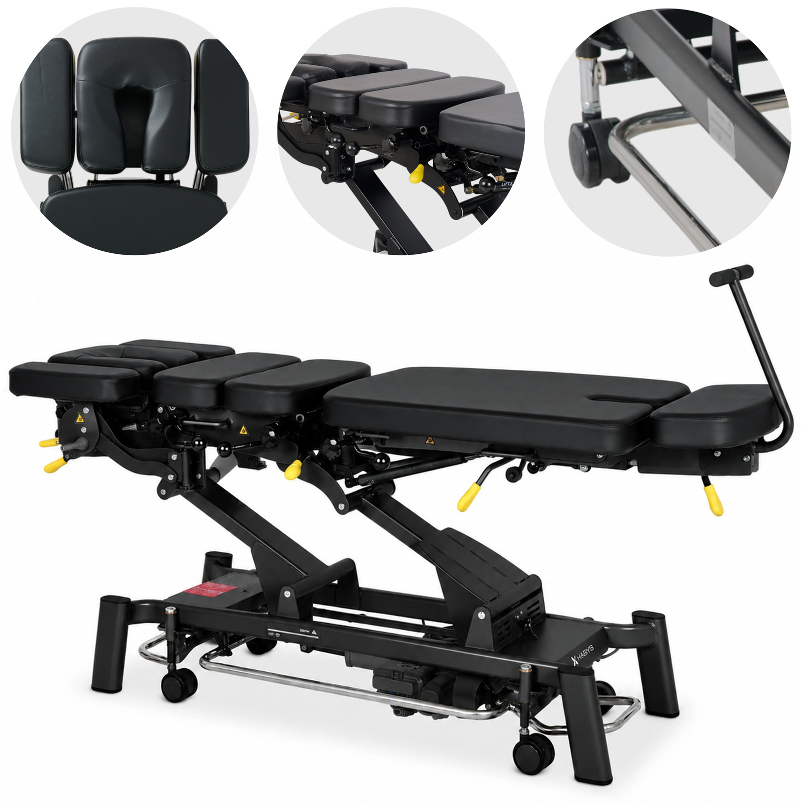 Table de chiropraxie électrique Upright Chiro Z7 noire