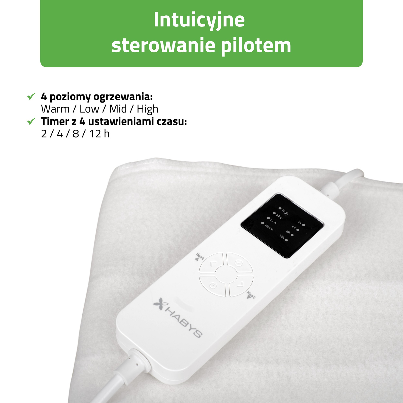 Matelas chauffant HABYS pour table de massage 180 × 75 cm 4
