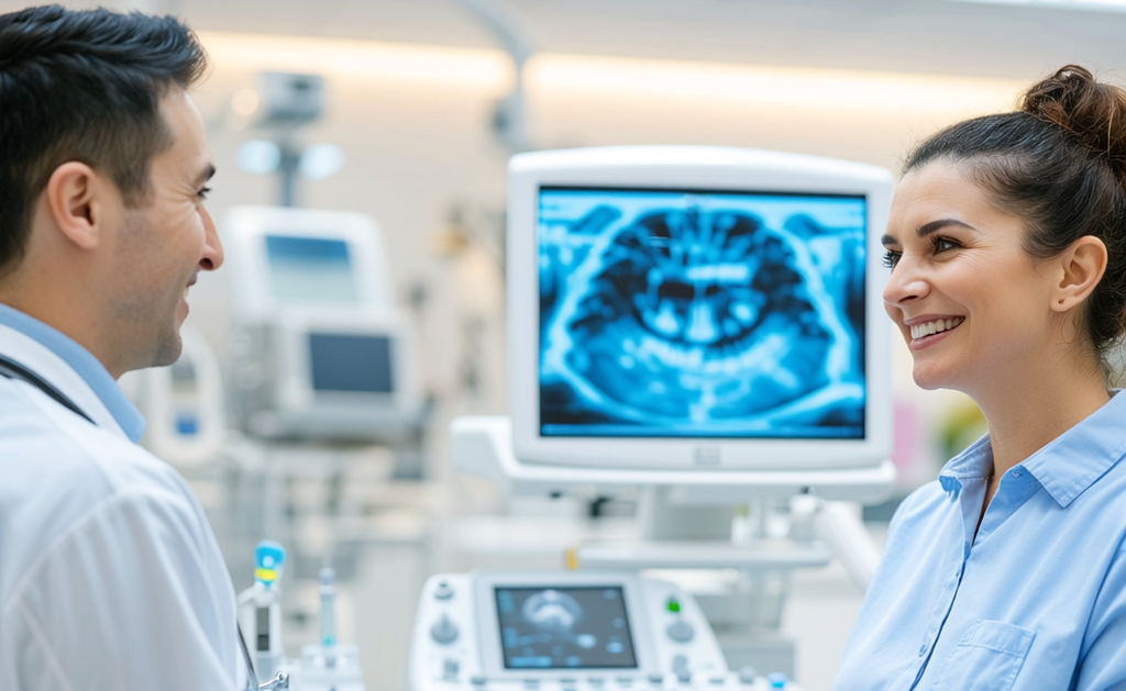 une image haute rsolution montrant un professionnel de sant mdecin dentiste etc interagissant avec 5ao2krldebx0h3r7iy8s 1