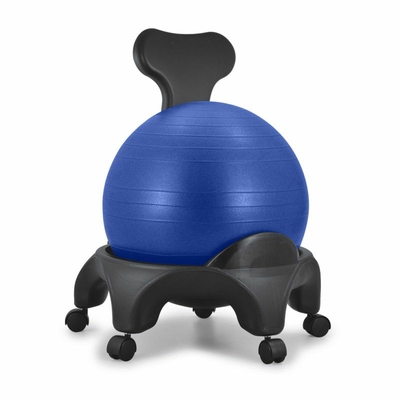 Chaise ergonomique avec ballon Tonic Chair® bleu