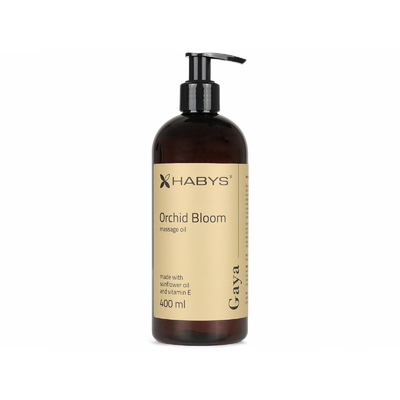 habys huile de massage fleur d'orchidée - tablelya bio - Massage-Oil-Orchid-bloom-HABYS-400-ml-2182_1