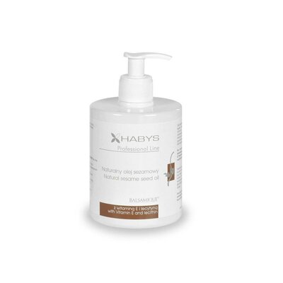 habys huile de massage sésame 450 ml flacon pompe doseuse - Natural-Massage-Sesame-Oil-450ml-tablelya
