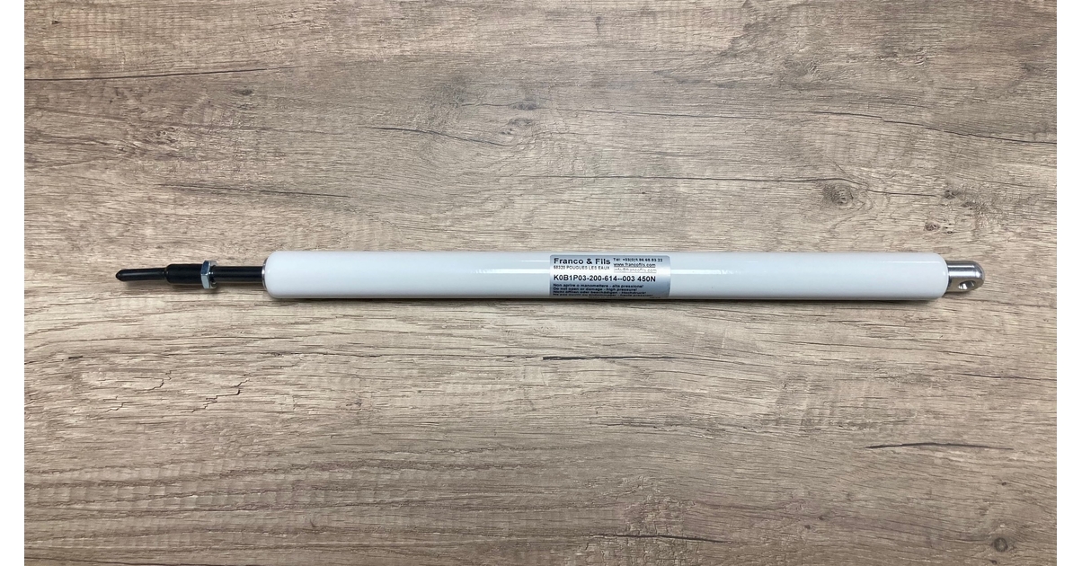 Vérin à Gaz 8/18 M6 Course = 220 L = 485 Mm 100 N (0291