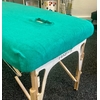 tablelya housse table de massage largeur 80 cm vert emeraude trou visage cheminée IMG_2476