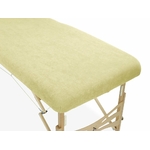 housse éponge crème table de massage portable habys mobercas ecopostural tablelya gros plan