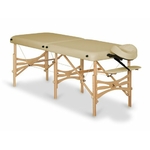 table de massage en bois portable habys tablelya Alba-394_1 couleur beige crème