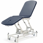 Table dexamen électrique seersmedical long dossier Bleu foncé