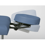 têtière amovible et réglable deux dimensions de la table portable aluminium vesta aveno life tablelya bleue