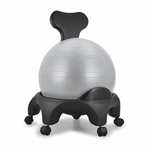 chaise ergonomique avec ballon gris clair tonic chair originale sissel tablelya