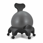 chaise ergonomique avec ballon gris tonic chair originale sissel tablelya