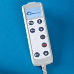 télécommande à main pour réglages du fauteuil podologie de seers medical tablelya