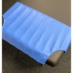 protege table de massage ou d examen sous les pieds bleu tablelya habys