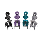 Chaise-de-massage-venus II tablelya noire bleu petrole grise prune