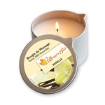bougie de massage parfum vanille en pot fabricant les bougies du sud à biot - tablelya - 2008377000-1