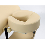 table de massage esthétique électrique habys Linea V3 couleur crème vue principale-V3 têtière amovible réglable