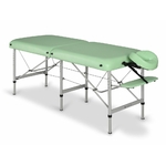 table de massage portable aluminium modèle Medmal habys tablelya pistachio verte largeur 70 cm -377_1
