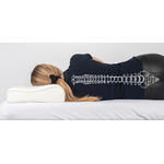 tablelya habys oreiller ergonomique à mémoire de forme dimensions L-60x35x11-9-cm-vue colonne vértébrale
