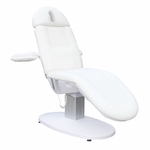 tablelya fauteuil esthétique électrique blanc avec têtière trou visage 126115_3_23