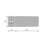 habys agila table électrique deux plans têtière avec trou visage commande périphérqiue grise tablelya dimensions