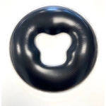 habys tablelya coussin oreiller-de-massage-en-silicone-souple-en-forme-de-donuts-coussin-de-spa-coussin-de-gel noir