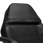 tablelya fauteuil hydraulique tattoo esthétique noir 3 plans réglables avec porte rouleau - trou visage-bouchon facial