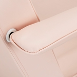 tablelya fauteuil hydraulique tattoo esthétique rose 3 plans réglables avec porte rouleau - trou visage-bouchon facial 141014_15_3101