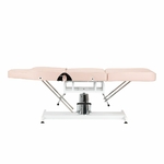 tablelya fauteuil hydraulique tattoo esthétique rose 3 plans réglables avec porte rouleau - trou visage-bouchon facial 141014_08_3101