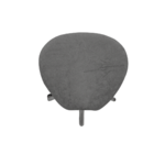 Tablelya housse tabouret  selle anthracite