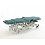 seers medical fauteuil de podologie électrique SM0575 vert tablelya version allongé position basse 50 cm
