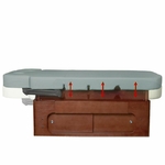 tablelya table spa électrique avec coffre bois et plateaux chauffants 124948_3_3007