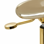 tablelya tabouret à roulettes gold couleur or fin roulette roller en ligne assise selle réglable en hauteur 148127_05_2508