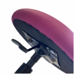 mobercas tabouret roulettes assise ronde bords arrondis couleur berry framboise assise tablelya