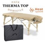 table chauffante portable habys therma top avec housse simple de transport tablelya pack domicile