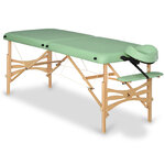 table Massage en bois portable largeur 70 cm Massage-Table-Panda-Light-Wood-70-Vinyl-Flex-K022-Green-1983_13