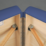 table de massage bois Panda-largeur 70-cm-bleue marine-habys-tablelya-phare-sante-charnière renforcée-405_11