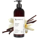 huile-de-massage-baton-vanille-fleur-de-jasmin-flacon-pompe-500ml-habys-tablelya