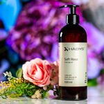 Huile de massage professionnelle HABYS Reya Soft Rose – ambiance spa et bien-être