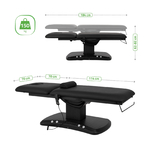 table-de-soins-electrique-noire-surface-chauffante-dimensions-estella-ergo-2-tablelya