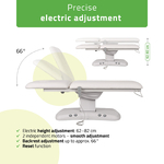 table-de-soins-blanche-reglage-electrique-hauteur-inclinaison-dossier-66-degres-estella-ergo-2-tablelya