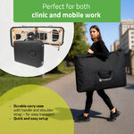 table-massage-lira-habys-comfy-base-noire-housse-de-transport-tablelya
