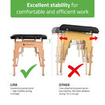 table-massage-lira-habys-comfy-base-noire-stabilité-tablelya